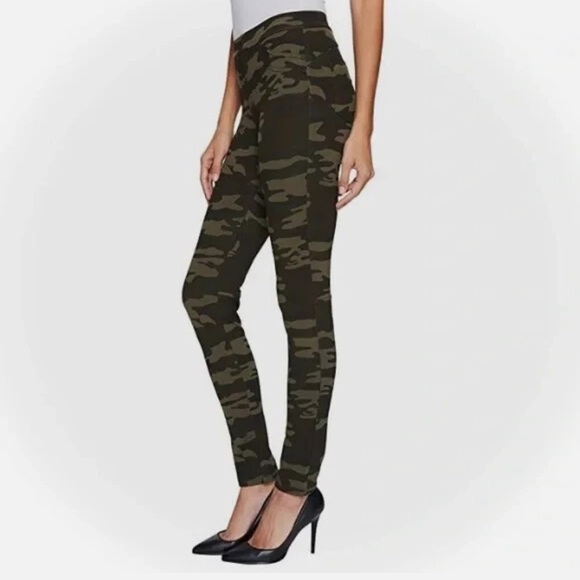 Sanctuary Pants - SANCTUARY | L | x Anthropologie Grease Olive Camo Stretch Leggings